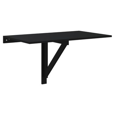 Klappbarer Wandtisch vidaXL 100x60x56 cm Schwarz Holzwerkstoff