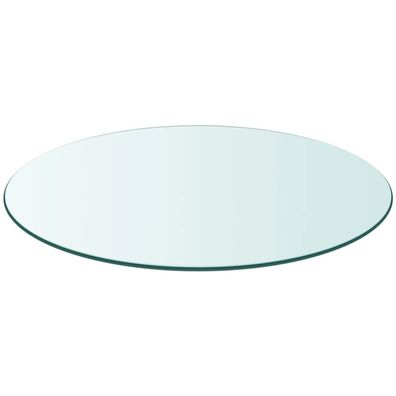 Tablett vidaXL Glas ß 40 cm Transparent