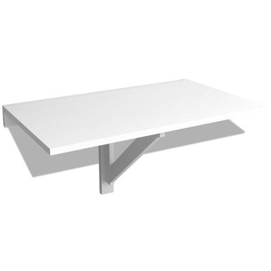 Klappbarer Wandtisch vidaXL Weiß 100x60 cm