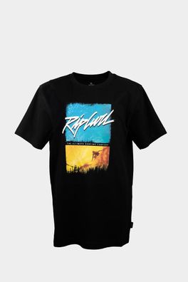 T-Shirt Rip Curl Picture Boy Schwarz Kurzarm