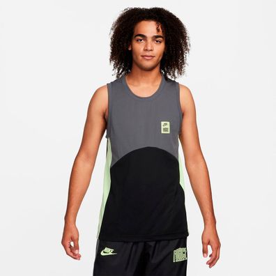 T-Shirt Nike Dri-FIT Starting 5 Grau-Schwarz-Grén