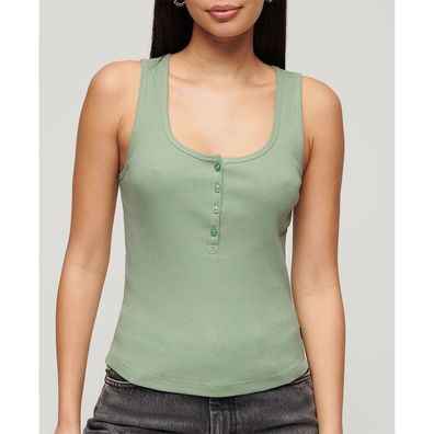 Tanktop Superdry Athletic Essentials Slim Fit Grén