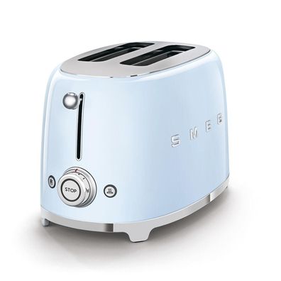 Toaster Smeg TSF01PBEU Blau Azur Retro