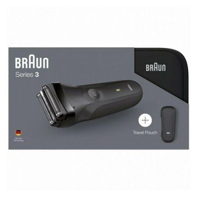 Elektrischer Rasierer Braun Series 3 300s mit Trimmer, Schwarz