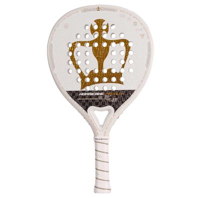 Padelschläger Black Crown Hurricane Pro 3.0 Weiß-Gold