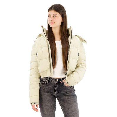 Doudoune Superdry Crop Fuji Beige