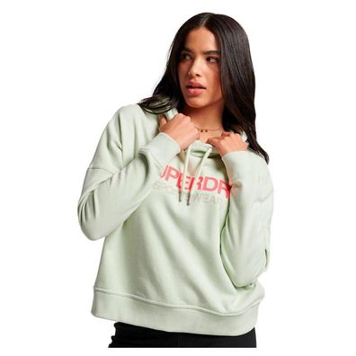 Hoodie Superdry Sportswear Logo Boxy Beige
