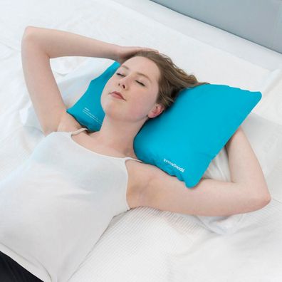 Kéhlkissen InnovaGoods Refilling Cooling Cushion Blau Grau