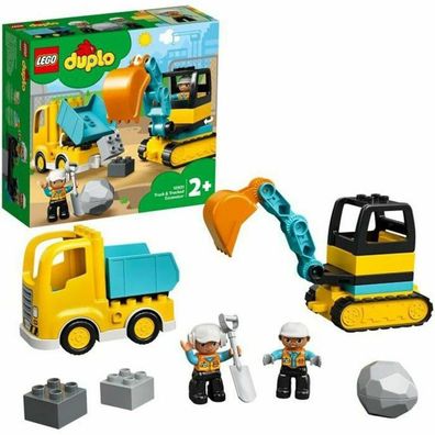 Bau- und Spielset LEGO DUPLO 10931 Gelber Bagger und Laster