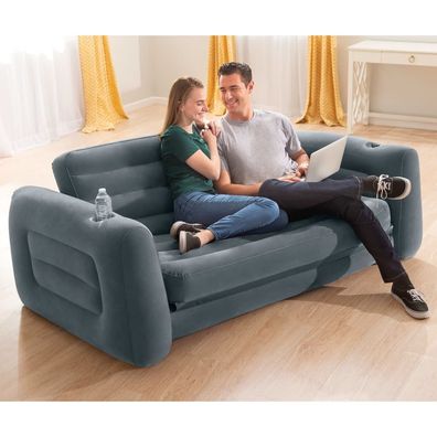 Aufblasbares Sofa Intex 66552 Dunkelgrau, Schlafsofa