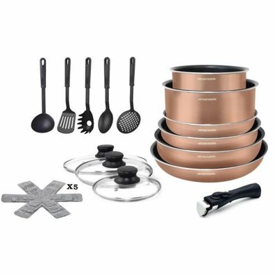 Kochgeschirr Arthur Martin 20-teilig Aluminium Set