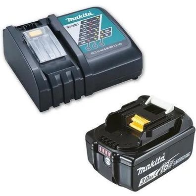 Energie-Kit Makita 191A24-4 BL1830B+ DC18RC, 18 V Li-Ion Akku