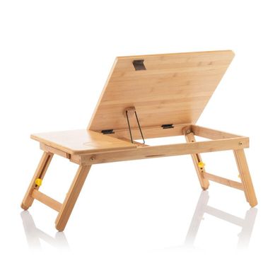 Klappbeistelltisch InnovaGoods Lapwood Beige, Bambus