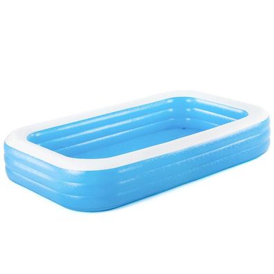 Aufblasbarer Pool Bestway 54009 Blau Weiß 305x183x56 cm
