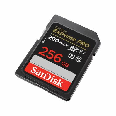 Speicherkarte SanDisk Extreme Pro 256GB SDXC UHS-I U3 V30