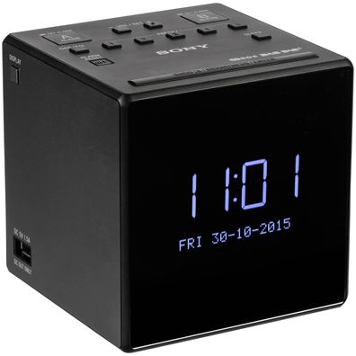 Radiowecker Sony XDR-C1DBP DAB+/FM Schwarz/Silber