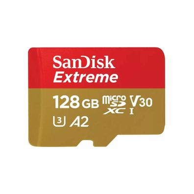Speicherkarte SanDisk Extreme 128 GB microSDXC UHS-I U3 V30
