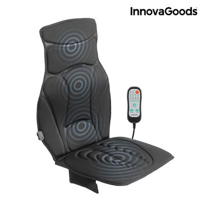 Masseur corporel InnovaGoods Shiatsu Sitzheizung Schwarz