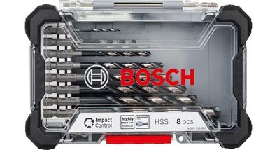 Bohrersatz Bosch Impact Control H8 - 8-teilig