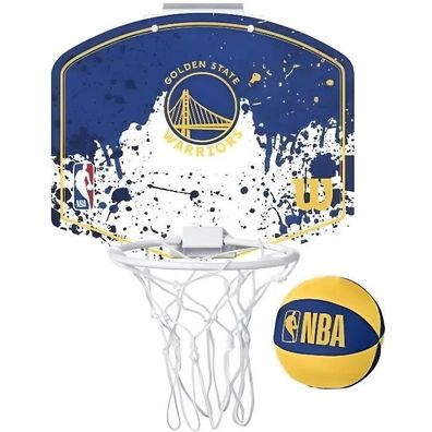 Mini Basketballkorb Wilson NBA Golden State Warriors Blau