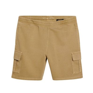 Short Superdry Contrast Stitch Cargo Beige