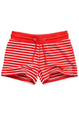 Short Superdry Orange Label Classic Rot
