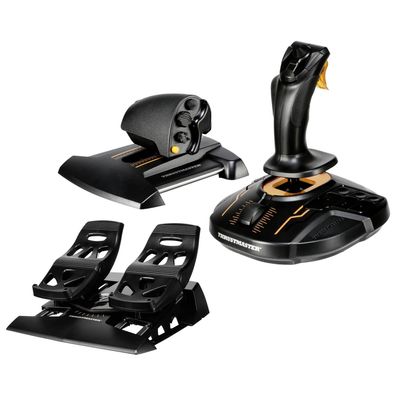 Joystick Aster T-16000M FCS Flight Pack - Präzisions-Flugsimulator-Set