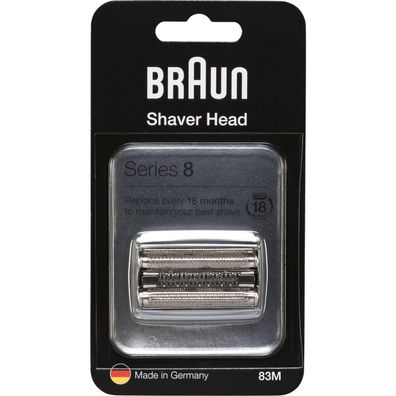 Rasierkopf Braun Series 8 83M Silber