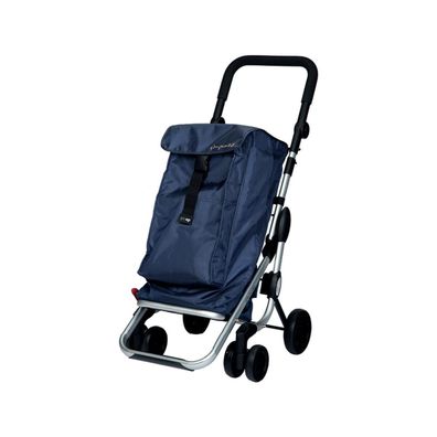 Einkaufswagen Playmarket Go Up Basic Navy, faltbar, 39,5L