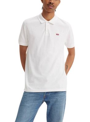 Polo Levi's New Housemark Weiß, klassische Passform