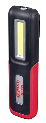 Taschenlampe KS Tools 150.4495 LED COB 3W, schwarz/rot