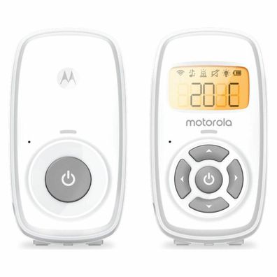 Babyphone Motorola AM24 DECT mit LCD-Display Weiß