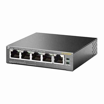 Netzwerk-Switch TP-Link TL-SF1005P 5 Ports PoE schwarz