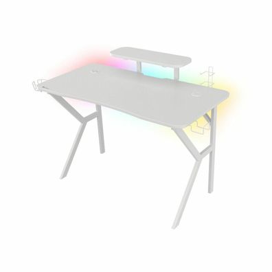 Gaming Tisch Genesis Holm 320 RGB Weiß 120cm