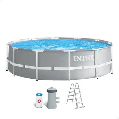 Aufstellpool Intex Prism Frame 3,66x0,99m Grau
