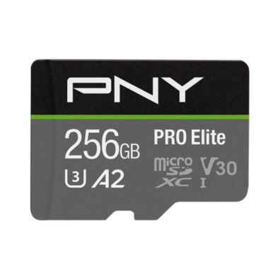 MicroSD-Karte PNY PRO Elite 256GB Class 10 UHS-I U3 A2 V30