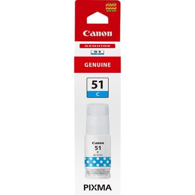 Original Canon GI 51 C Nachfélltinte Cyan fér PIXMA G1520