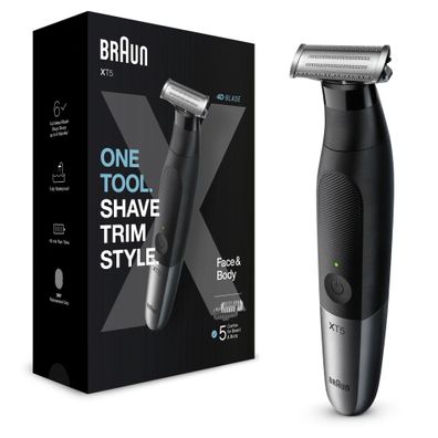 Tondeuse Braun Series X XT5100 Noir et Argent, Multi-usage