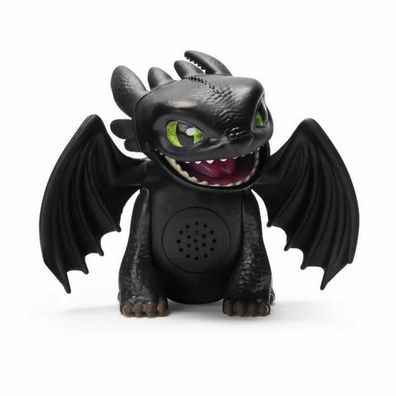 Interaktiver Mini-Drachen Spielzeug Aster Krokmou schwarz