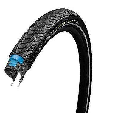 Fahrradreifen Schwalbe Marathon E-Plus fér E-Bikes, schwarz