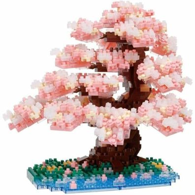 Miniatur Bandai Nanoblock Cerisier en fleurs Deluxe