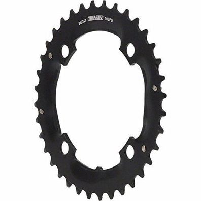 Kettenblatt SRAM S1 38 Zähne 104 mm AL5 Schwarz Matt