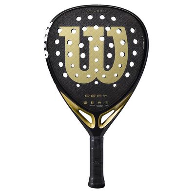 Platform Paddle Tennis Paddles Wilson Defy V1 Diamantform Schwarz