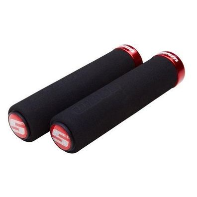Lenkergriffe Sram Locking Grips Foam 129 mm schwarz/rot