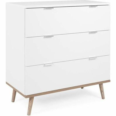 Kommode BigBuy Copenhague Weiß Sonoma Eiche