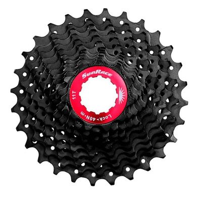 Fahrradkassette Sunrace Rz800 11-Gang, 11-30 Zähne, schwarz
