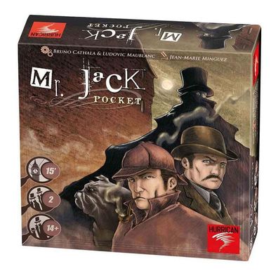 Detektivspiel Asmodee Mister Jack Pocket Rot