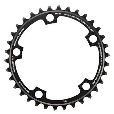 Kettenblatt Sram Red22 X-Glide 34 Zähne Aluminium