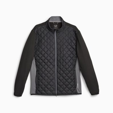 Golfjacke Puma Frost Quilted Schwarz