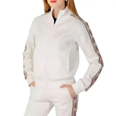 Sweatshirt Guess Classic logo 4g Weiß